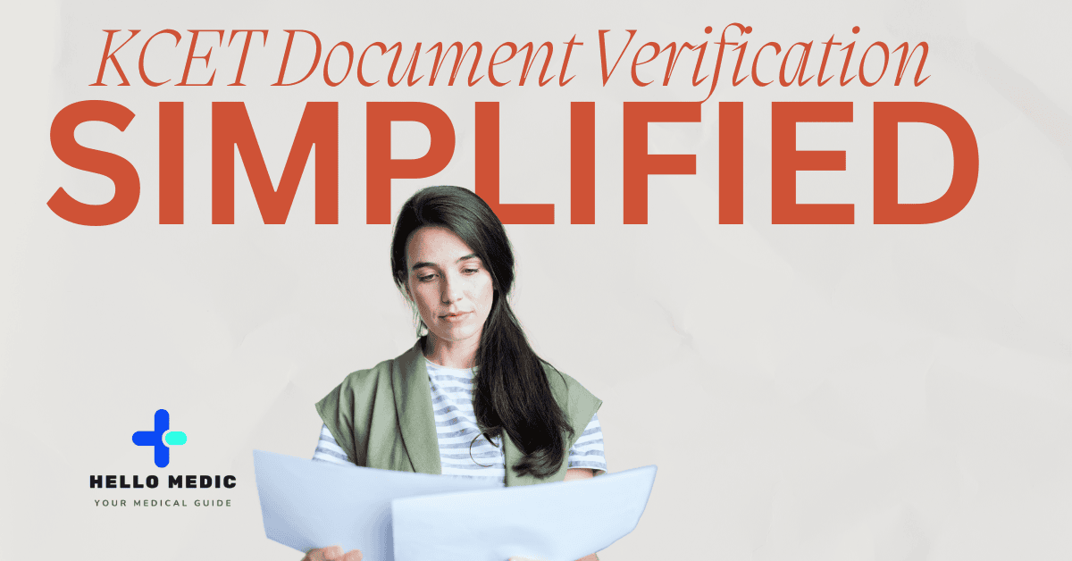 KCET Document Verification, Simplified